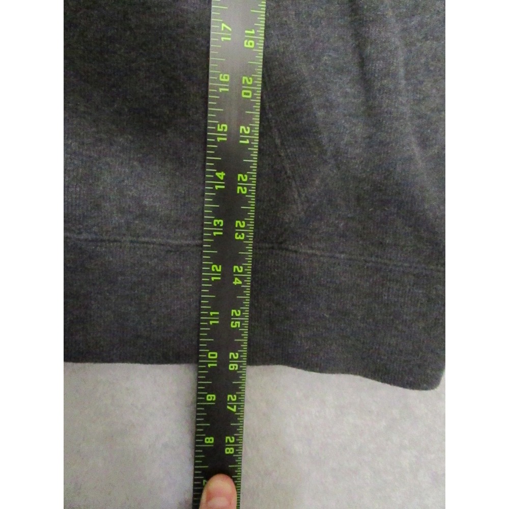Ralph Lauren Polo Hoodie Mens Extra Large Gray Elbow Patch Pony Logo Sweater - Picture 9 of 11